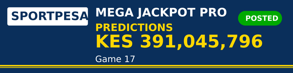 Sportpesa Mega Jackpot Prediction